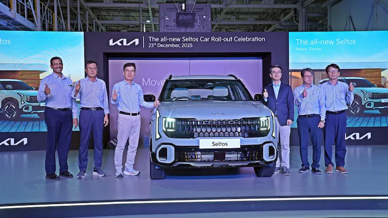 New Kia Seltos Production Begins At Anantapur Plant Ahead Of January 2026 Launch breaking news1