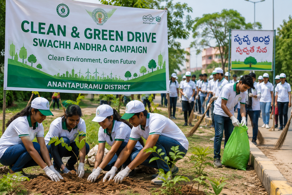 🌱 Clean & Green Drive (Swachh Andhra Campaign)