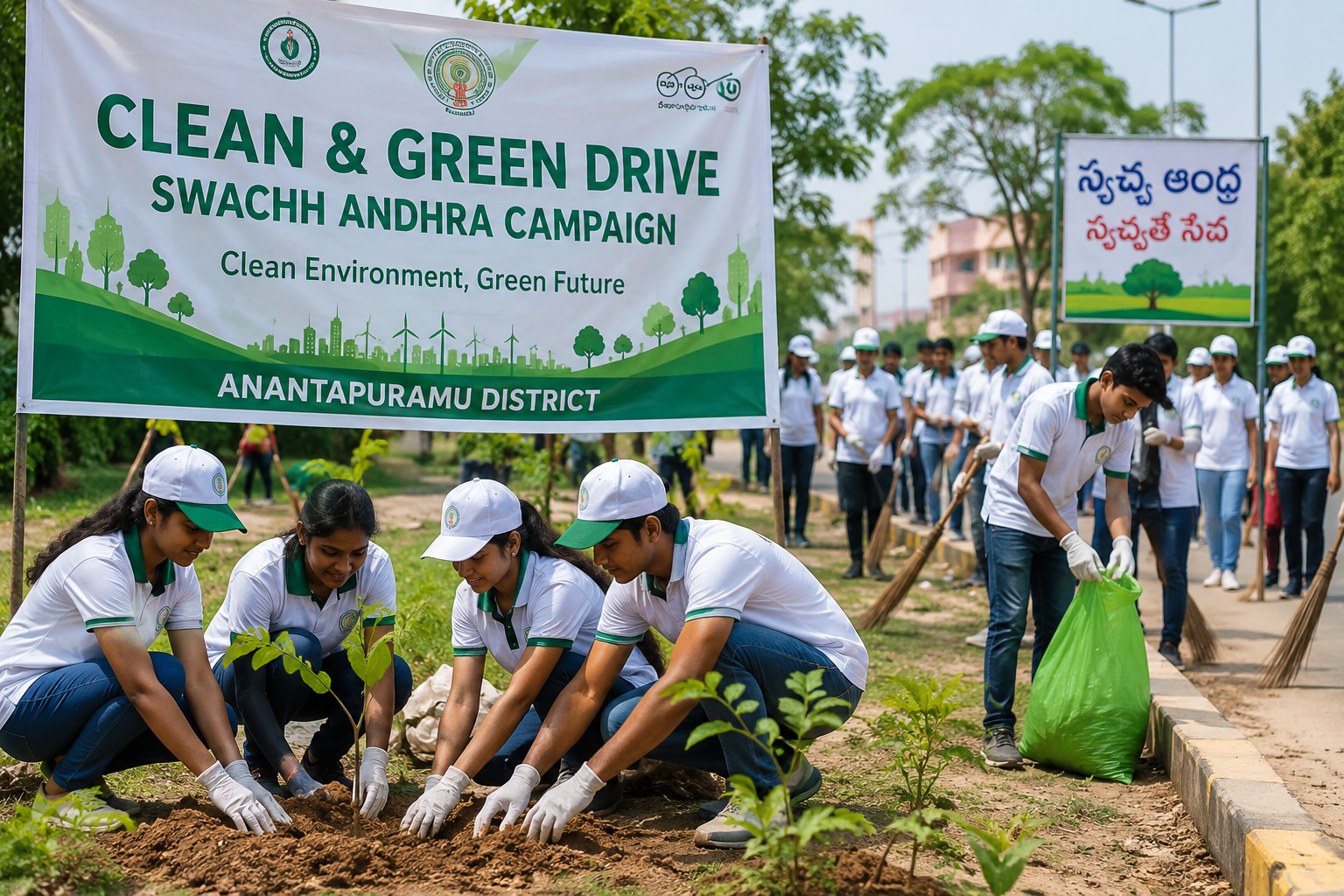 🌱  clean & green drive (swachh andhra campaign) image